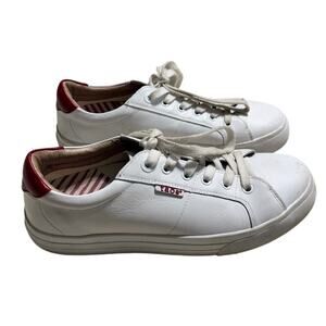 Taos Heart & Soul Lux Women's Sneakers Size 9 White Leather Casual
